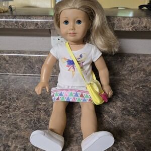 2018 American Girl Truly Me Blue Eyes Blonde Hair